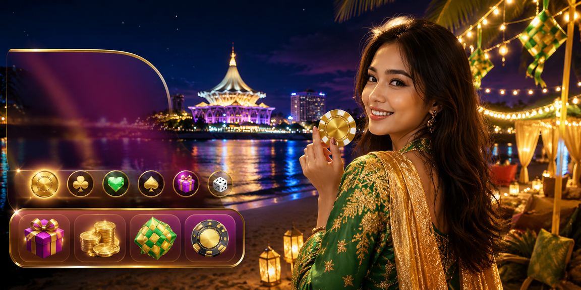 Pengguna dari Kuching menyemak maklumat pembayaran platform zplay88 semasa perayaan